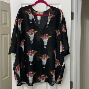 Show me Your MUMU Bull Shook Tunic